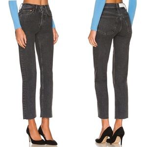 re/done 70s stove pipe jeans size 25